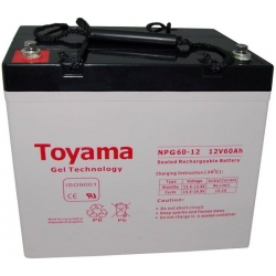 akumulator żelowy Toyama npg 60ag
